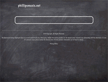 Tablet Screenshot of phillipsmusic.net